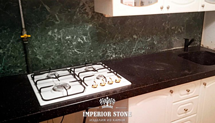 Кухонная столешница из камня Staron Tempest FR148 Shimmer Radiance - фото