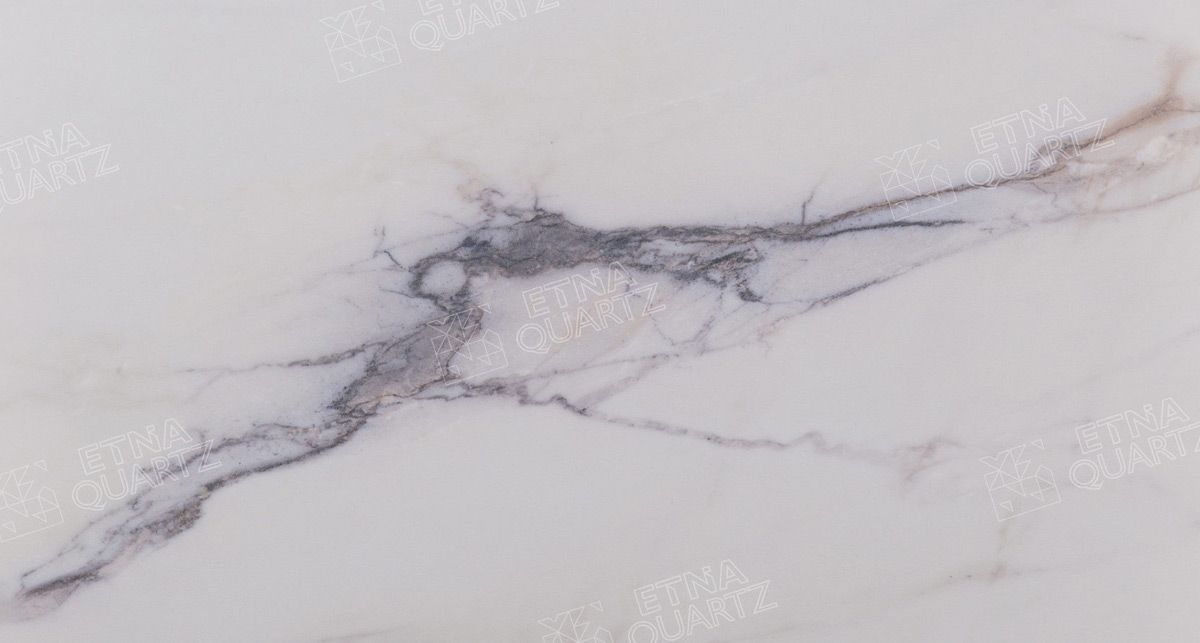 Искусственный камень под мрамор Etna Quartz Calacatta Borghini EQTM 018